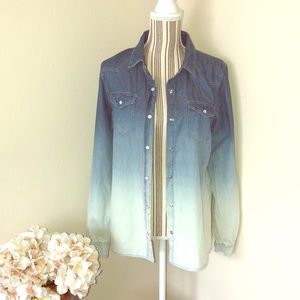Ombré Denim Shirt
